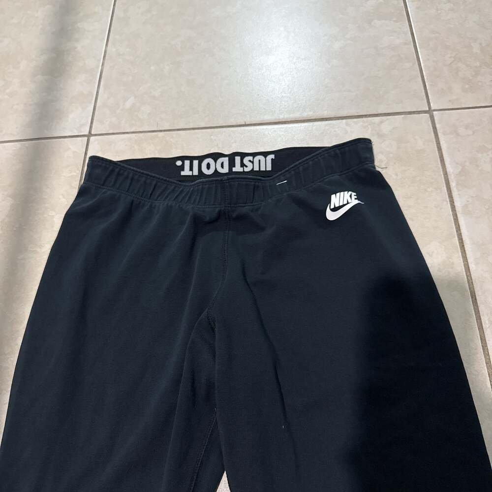 Nike Just Do It Active Leggings Black Women's Size Medium - Picture 2 of 4